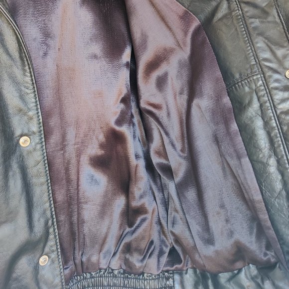 Vintage leather motorcycle jacket - Picture 5 of 5